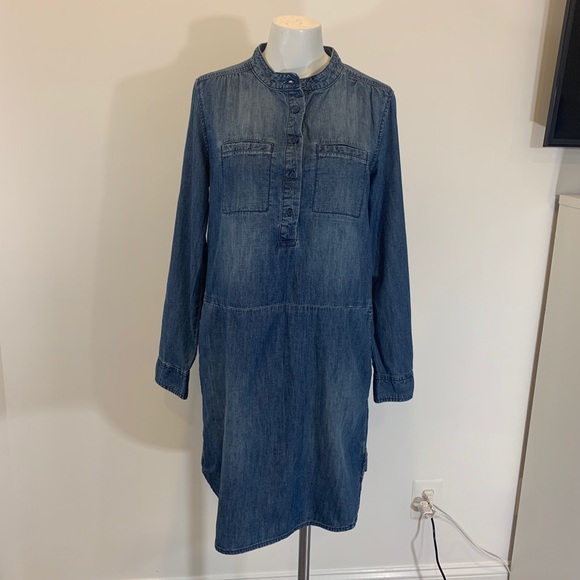 Joe Fresh Denim Shirt Dress Size Small - Picture 2 of 8